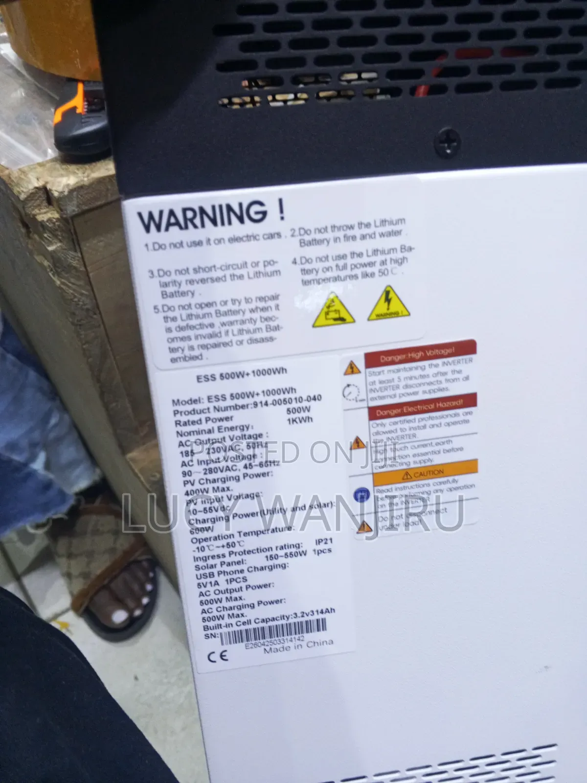 1 Kw Power Station 500w