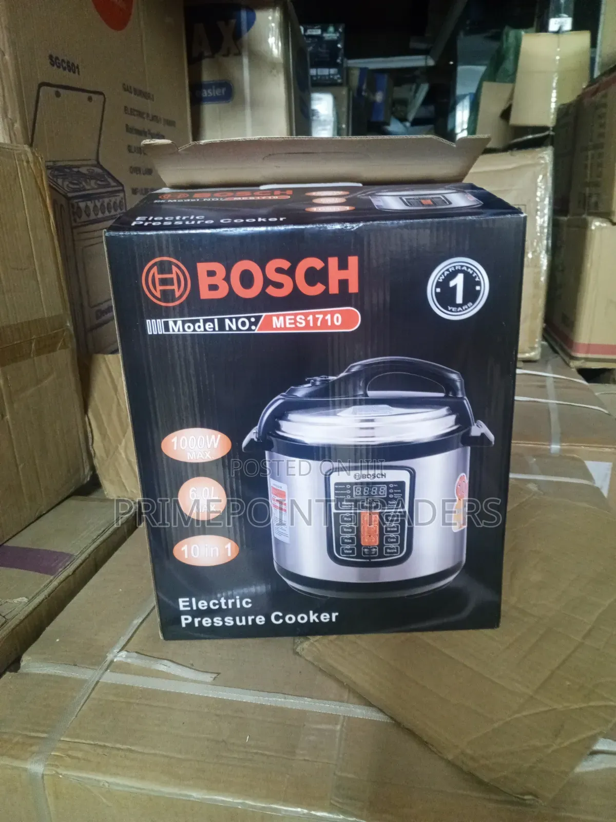 Bosch 6l Multi-Function Electric Pressure Cooker – Smart Cooking Made