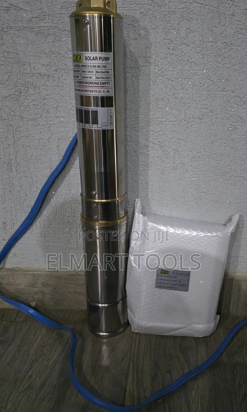 Kunda Submersible Solar Water Pump 90m 750w