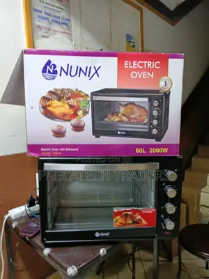 Nunix 60 Litres Electric Oven With Grill Rotisserie