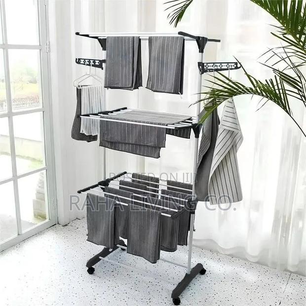 Portable / Movable Cloth Drying Rack - thumbnail 7