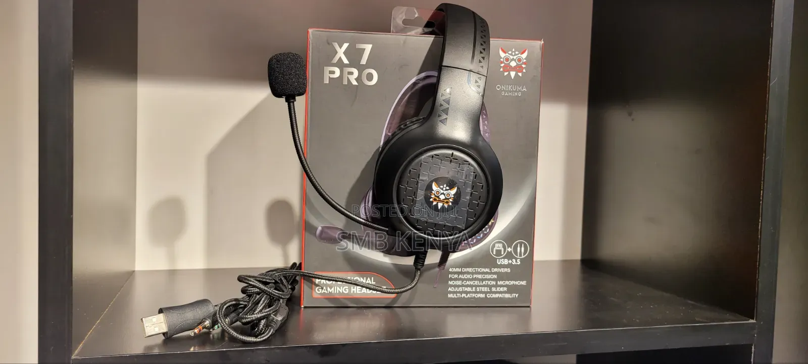 Onikuma X7 Pro RGB Wired Gaming Headset With Microphone (Black)