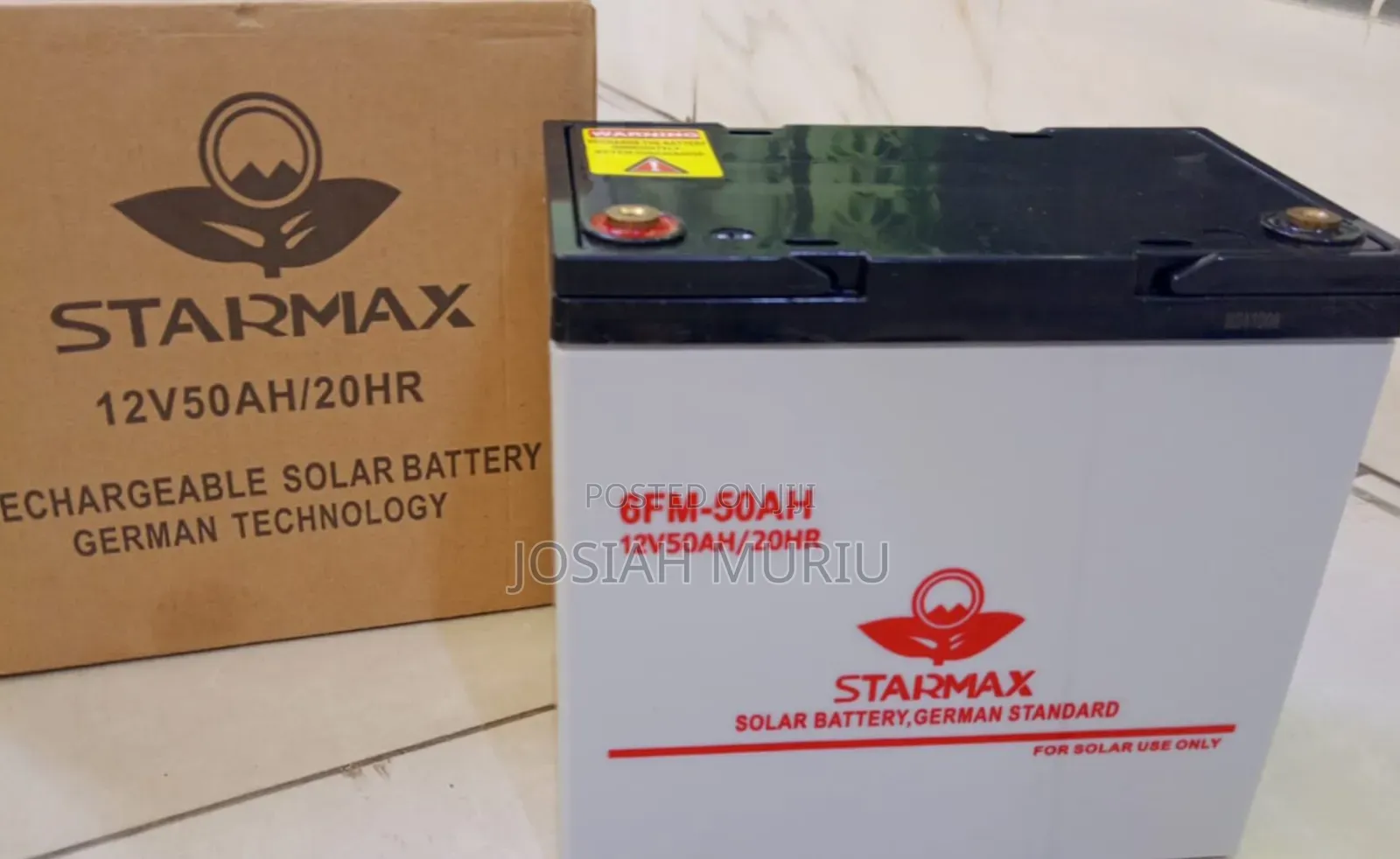 Starmax Battery 50ah