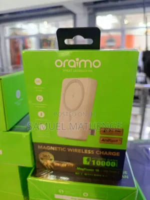 Oraimo Magpower 15 Magnetic Wireless Charger Power Bank 10000mah