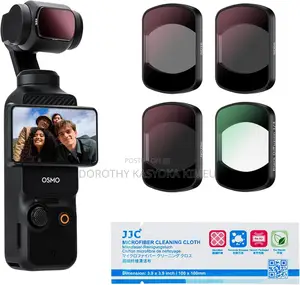 Jjc 4-pack Magnetic Nd Filter Or Dji Osmo Pocket 3, Nd16 Nd64 Nd256