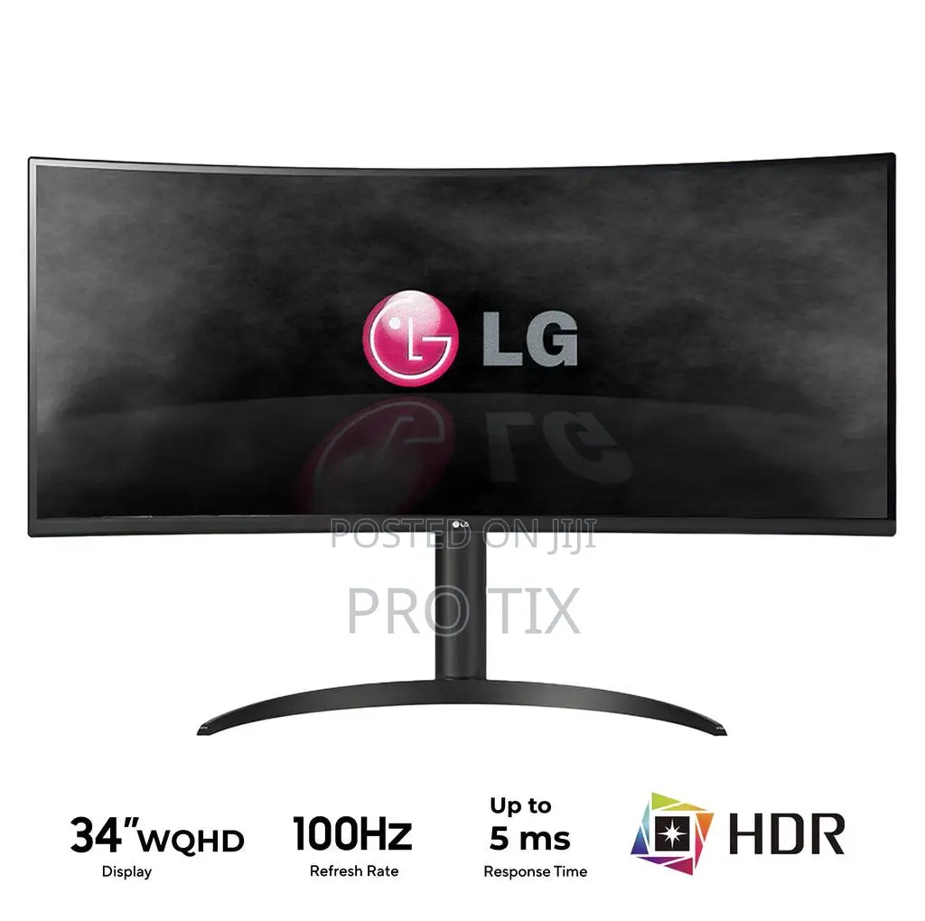 Lg 34 Inch Ultrawide WQHD 100hz Monitor 34wr55qk-B