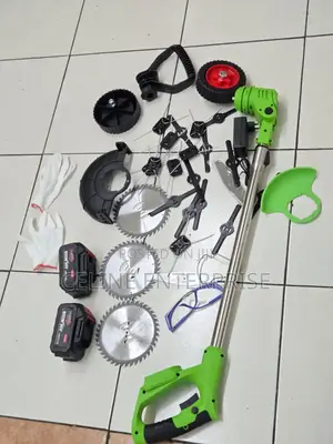 96v Cordless Brushcutter With 24blades (Green )
Gloves 
Goggles