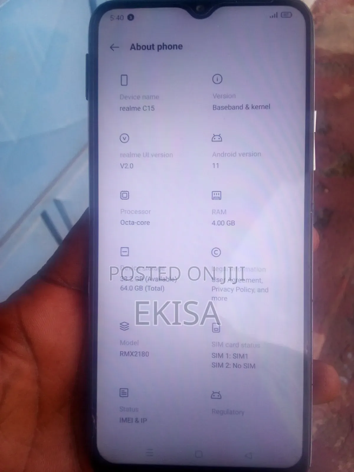 Realme C15 64 GB Gray