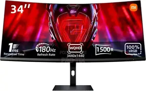 Xiaomi White 34 Inch WQHD 180hz Gaming Monitor G34wqi