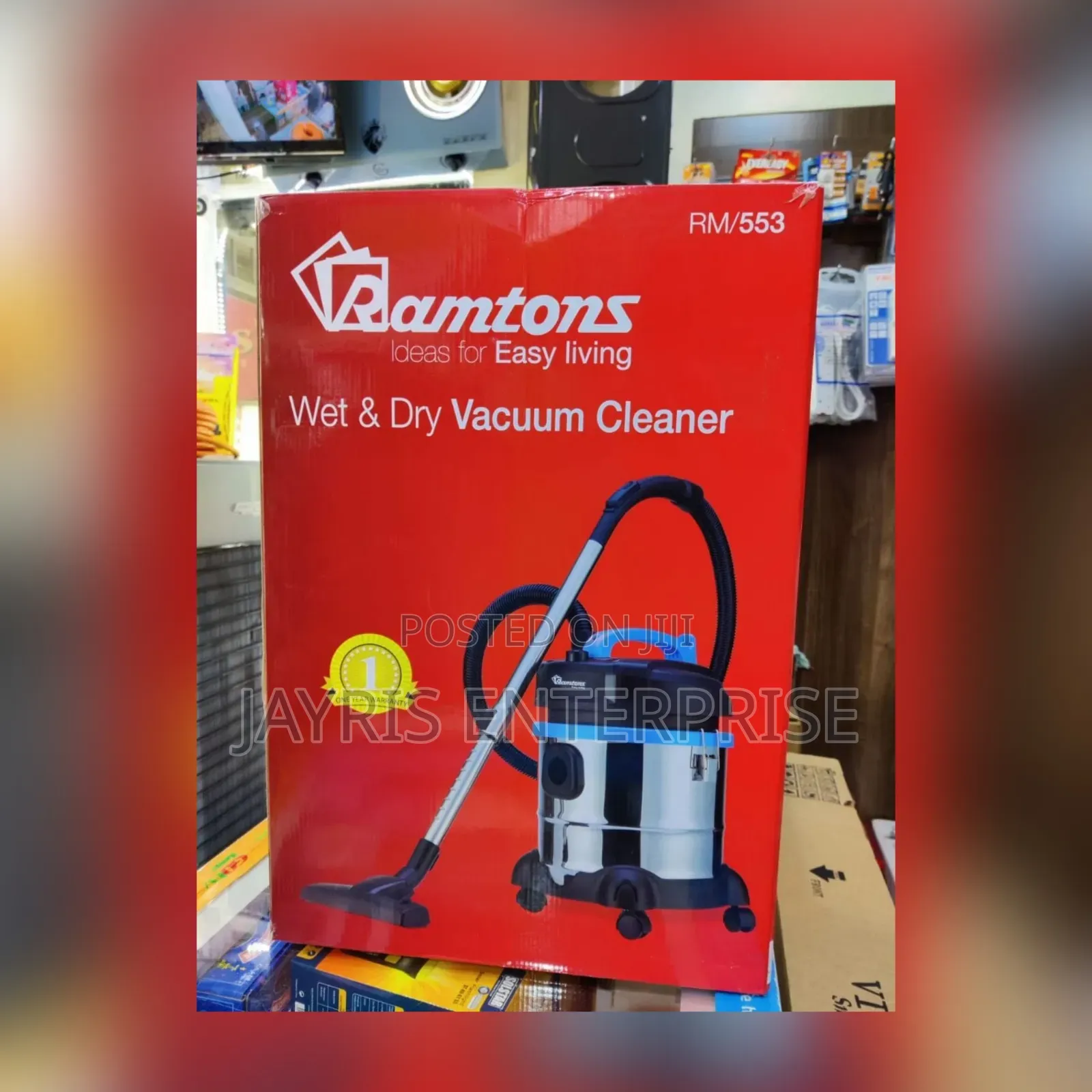 *Ramtons 21litres Wet and Dry Vacuum Cleaner