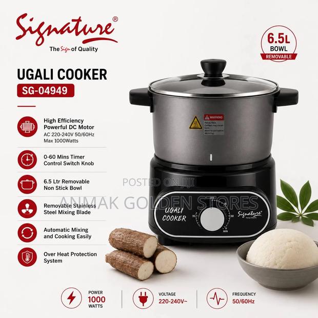Signature 6.5l Ugali Cooker (1000w) Sg-04949