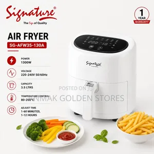 Signature 3.5 LTR Air Fryer (1300w)
Sg-Afw35-130a
