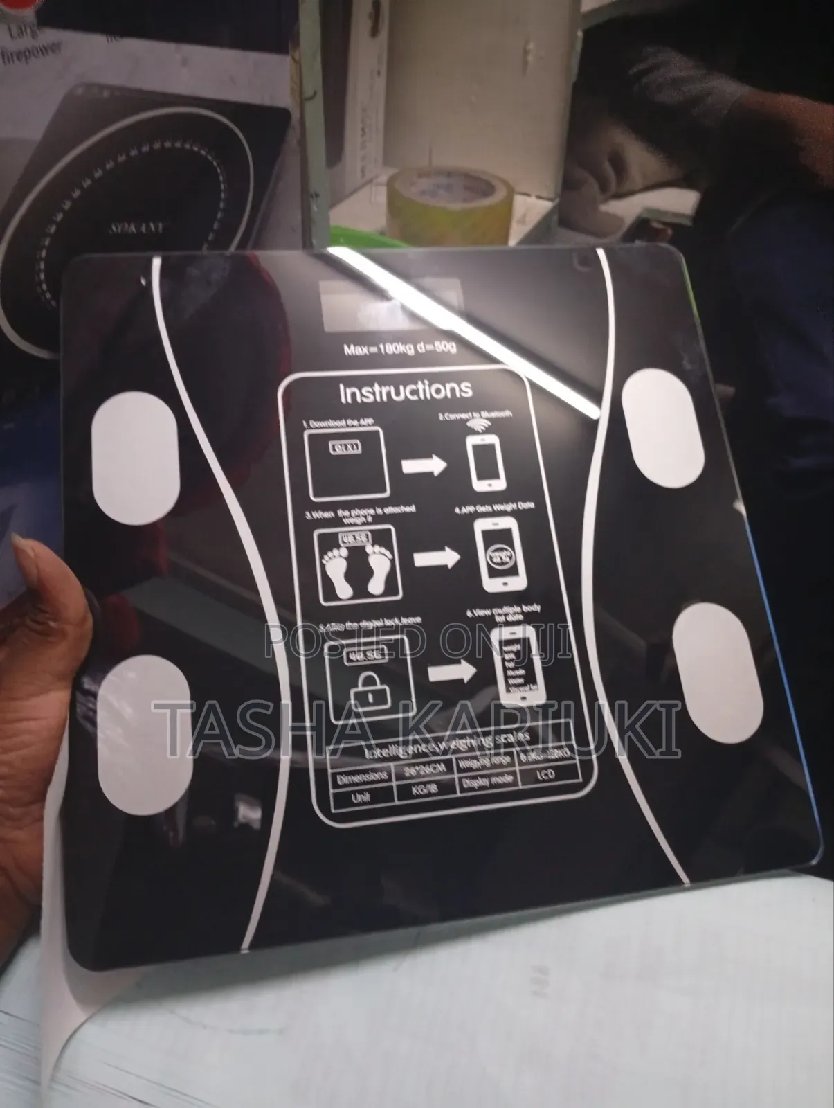 Bluetooth Smart Bmi Weighing Scale
