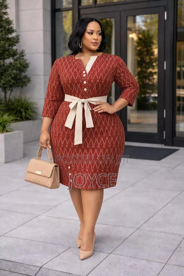 Straight Checked Dress - thumbnail 6