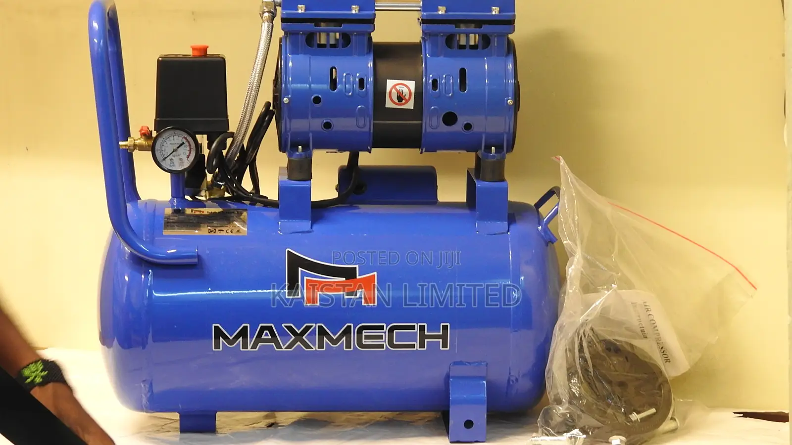 Maxmech 650w Silent Air Compressor 25l – Oil-Free Low Noise Pump