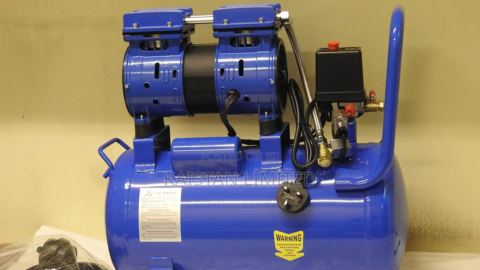 Maxmech 25l Silent Electric Air Compressor – 650w Heavy Duty Pump