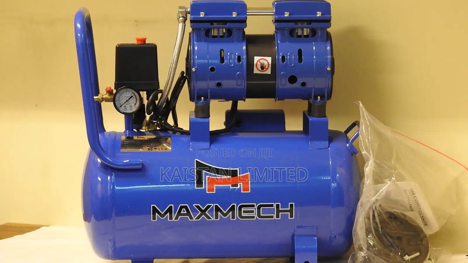Maxmech 25l Silent Air Compressor 650w – Perfect for Indoor Workshops
