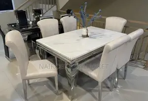 6 Sitter Executive Modern Advanced Marble Dinning Table