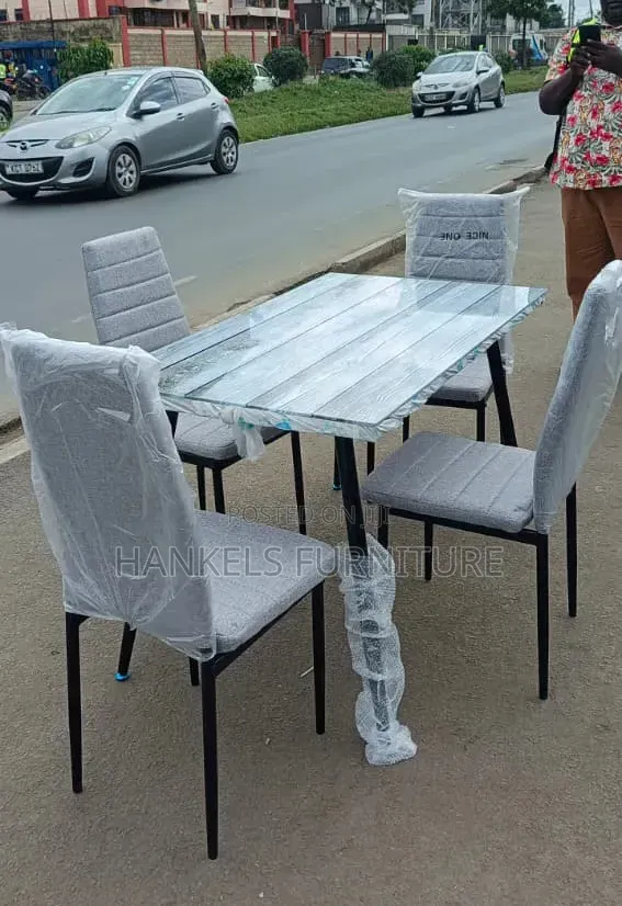 Elegant 4 Seater Dining Table and Chairs