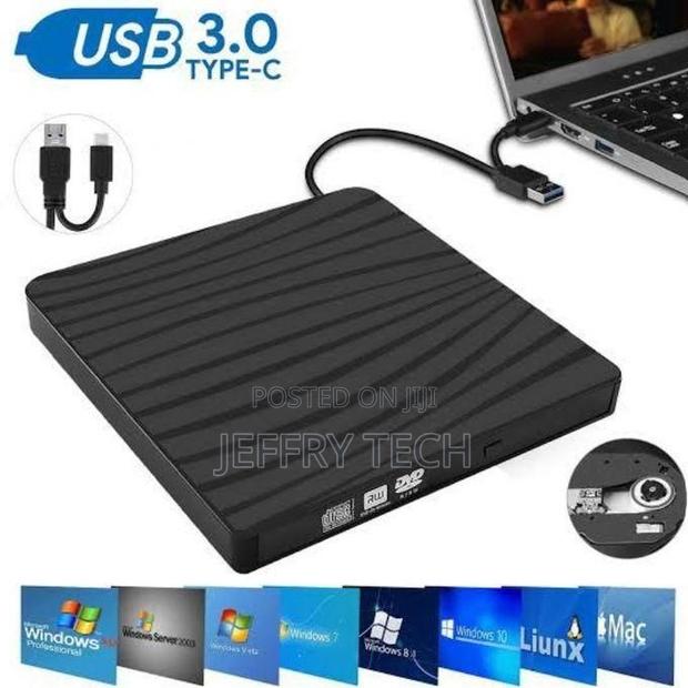 Usb Type-C and Usb 3.0 Cd Burner Rom +/-Rw Optical Reader Writer - main view