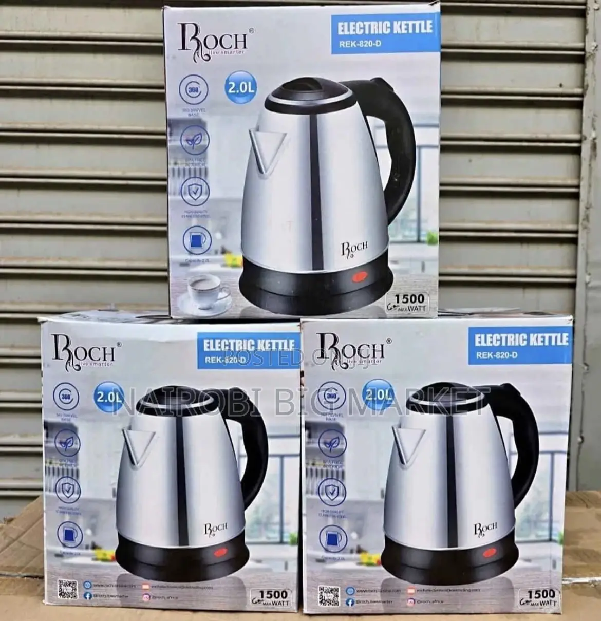 2.0 Litres Roch Kettle