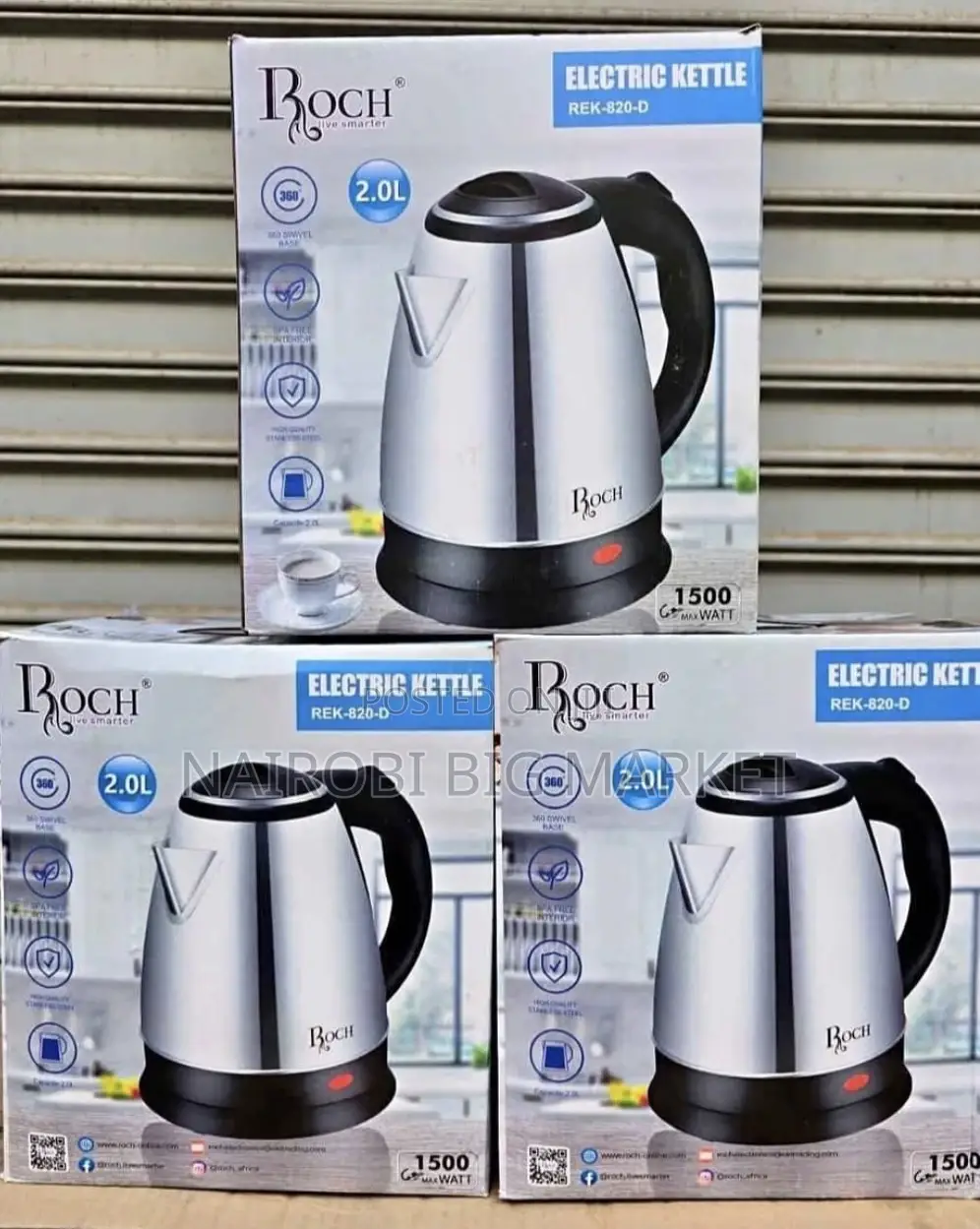 2.0 Litres Roch Kettle
