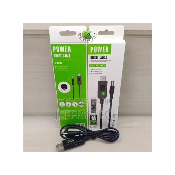 12v Adapter Cable to Power the Router Using a Power Bank During a Powe