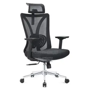 Office Chair; Ergonomic Mesh-Back Office Chair