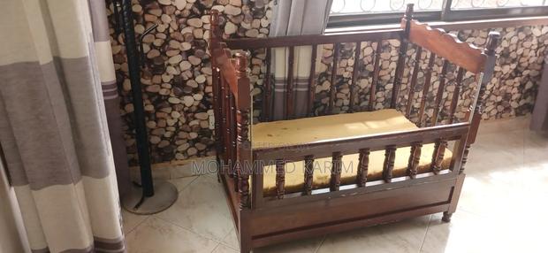 Wooden Baby Cot With Matress - thumbnail 2