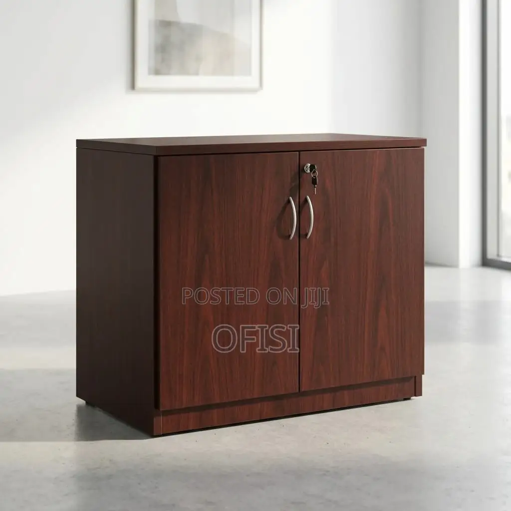 Office Cabinet; 2 Door Wooden Filing Cupboard