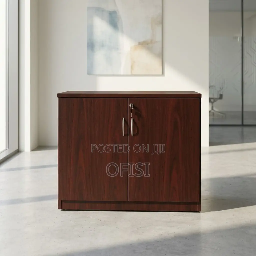 Office Cabinet; 2 Door Wooden Filing Cupboard