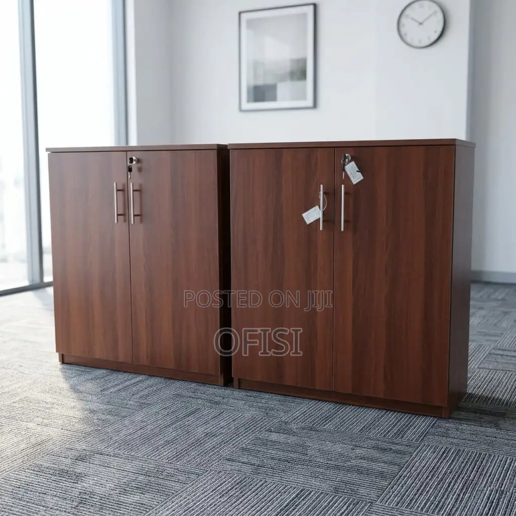 Office Cabinet; 2 Door Wooden Filing Cupboard