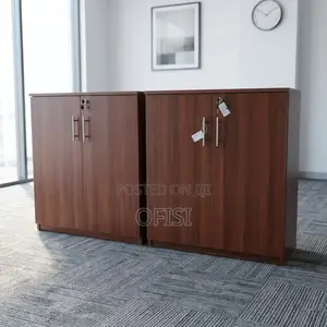 Office Cabinet; 2 Door Wooden Filing Cupboard