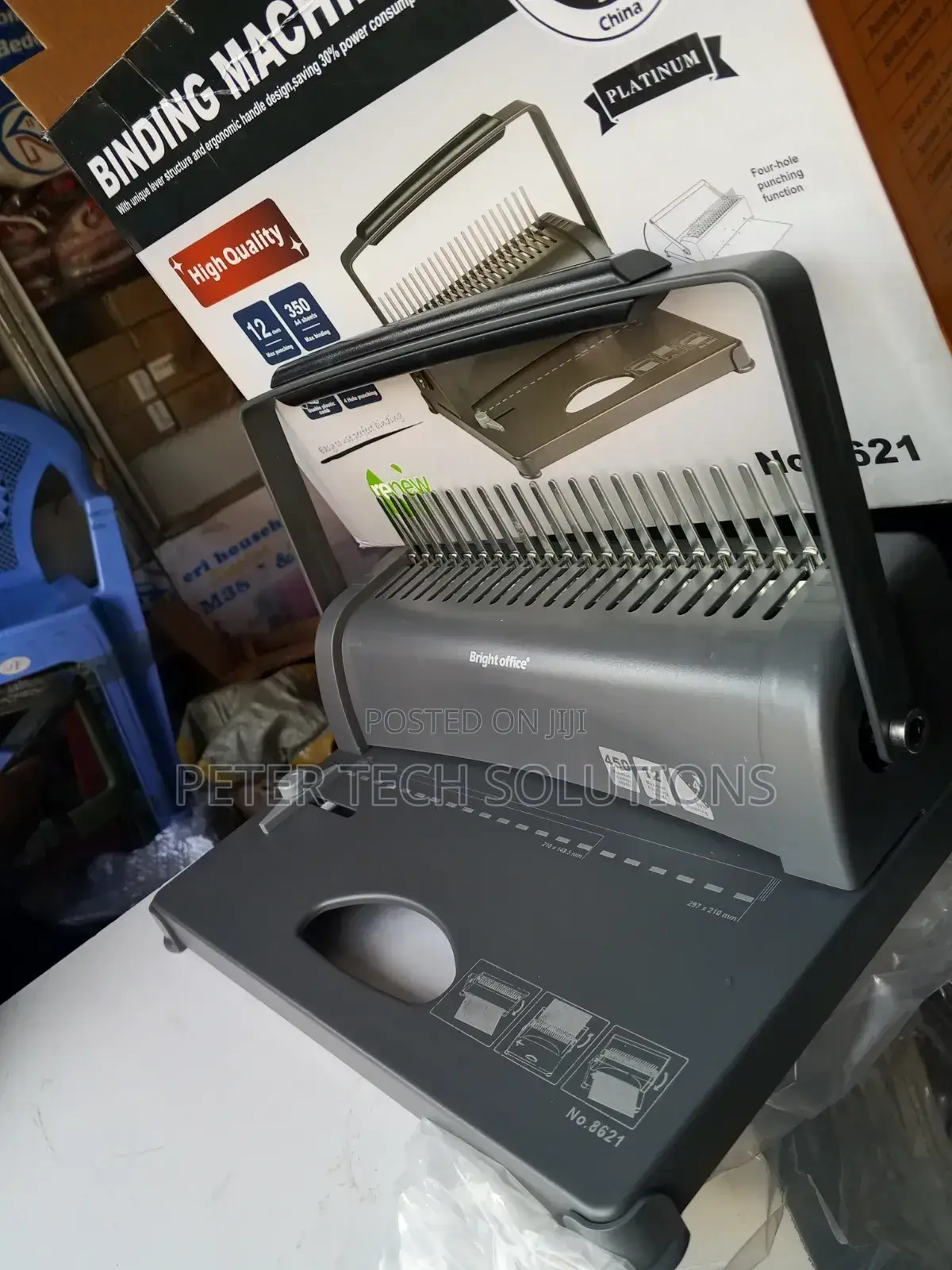 Bright Office 8261 Manual Comb Binding Machine