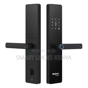 Smart Lock Black Electric Fingerprints Passwords Cards Digital Lock