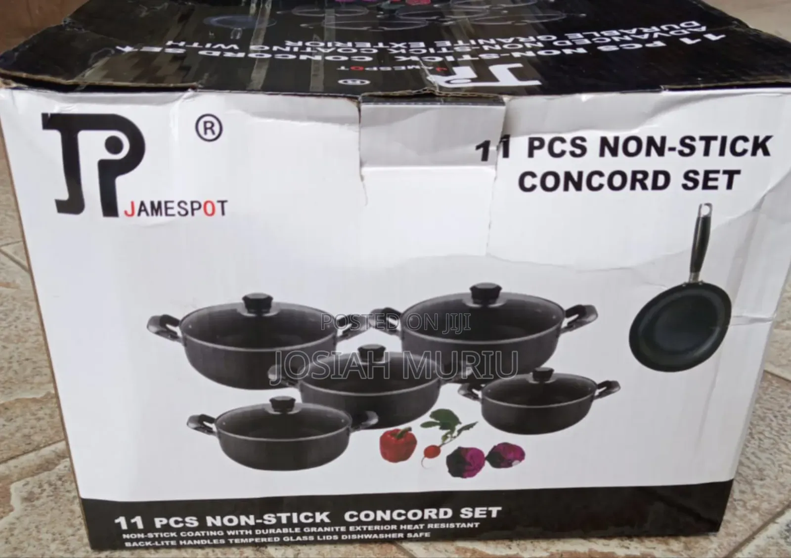 11pcs James Pot Concord Set