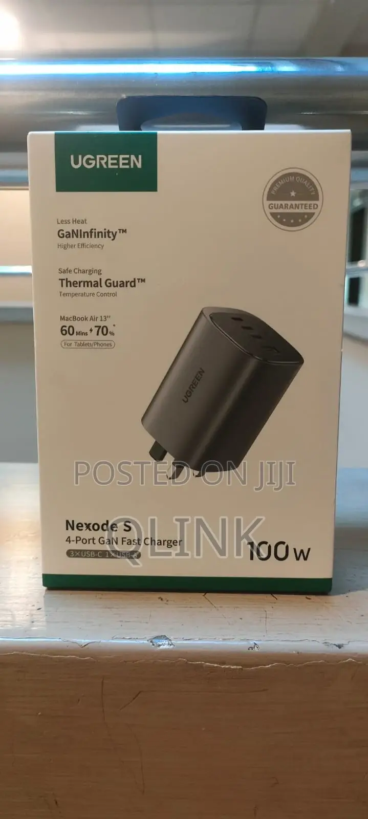 Ugreen Nexode Pro 100w 3-Port Gan Fast Charger Set Uk