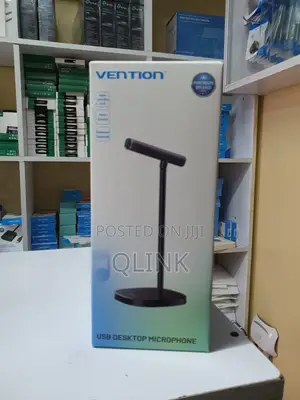 Vention USB Desktop Microphone With Mute Button Black