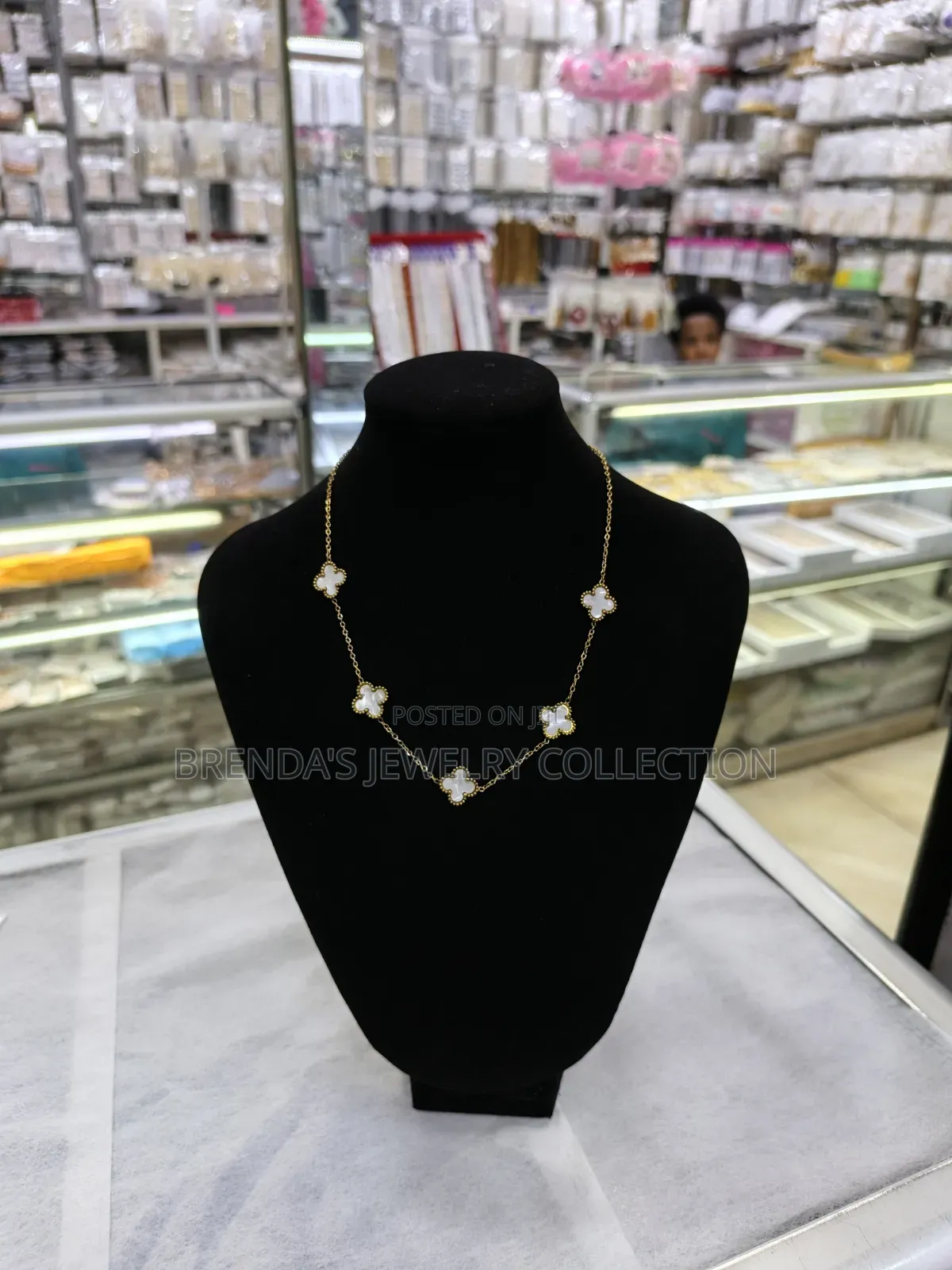 Gold Clover Necklace