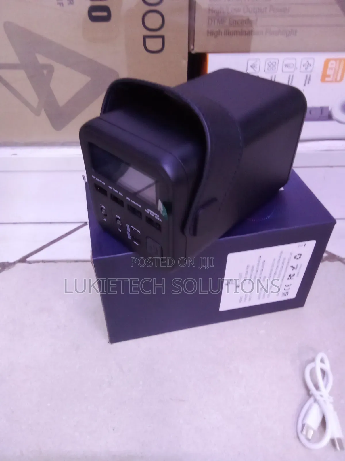 Project Powerbank 60000 Mah With Four Output Two Inputs Torch