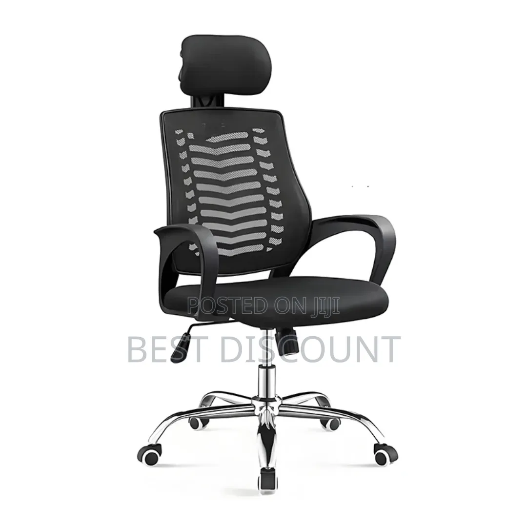 1.4 M Office Table ; With Metal- Stand
