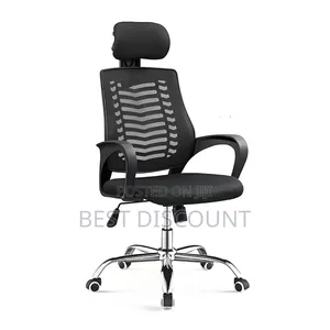 1.4 M Office Table ; With Metal- Stand