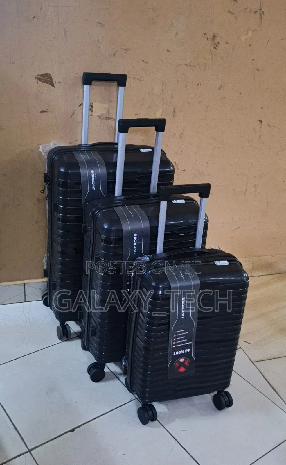 3 in 1 Unbreakable Pp Rubber Suitcases