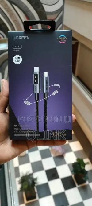 Ugreen Uno USB-C to USB-C Pd Fast Charging Cable 3m