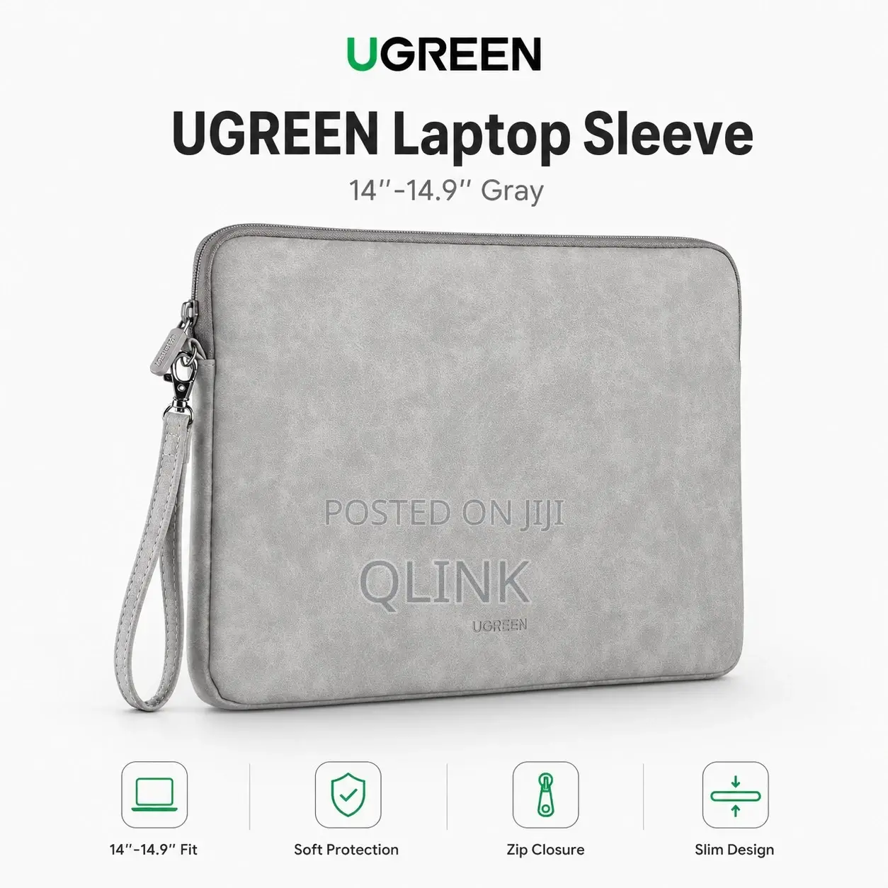 Ugreen Laptop Sleeve 14''-14.9'' Gray