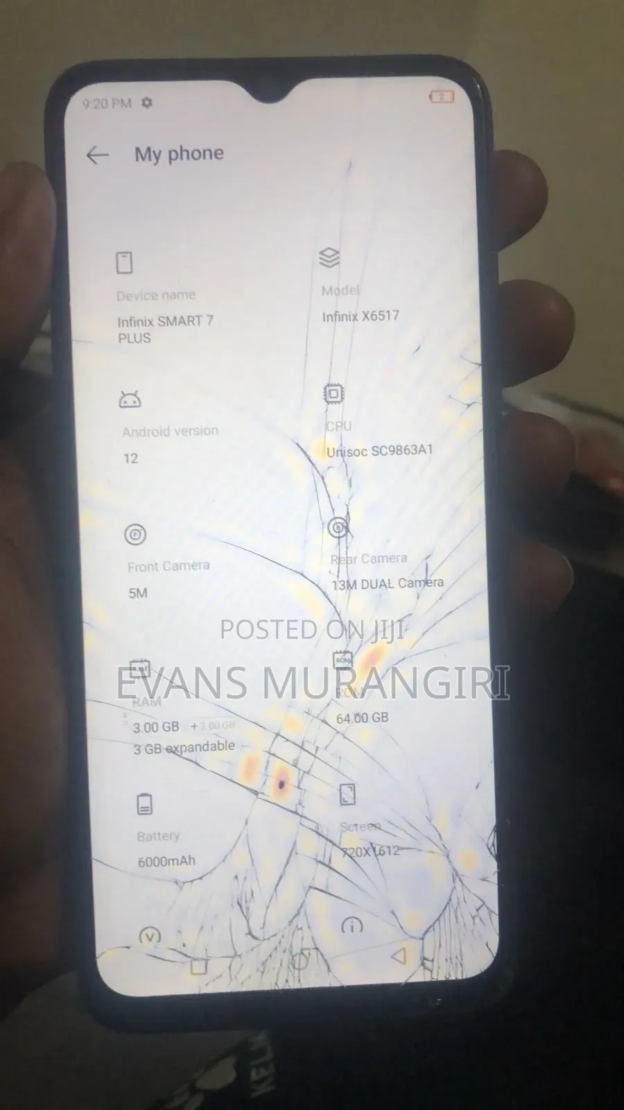 Infinix Smart 7 Plus 64 GB Black