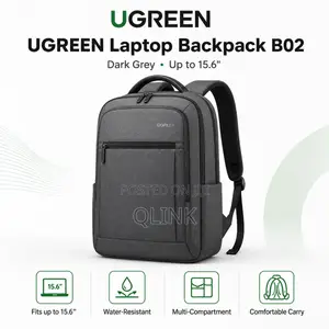 Ugreen Laptop Backpack B02 Dark Grey (Up to 15.6'')