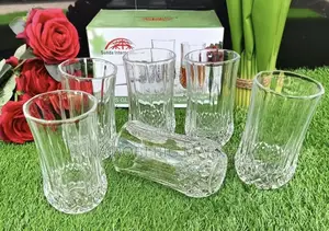 6 Pc Long Diamond Glasses