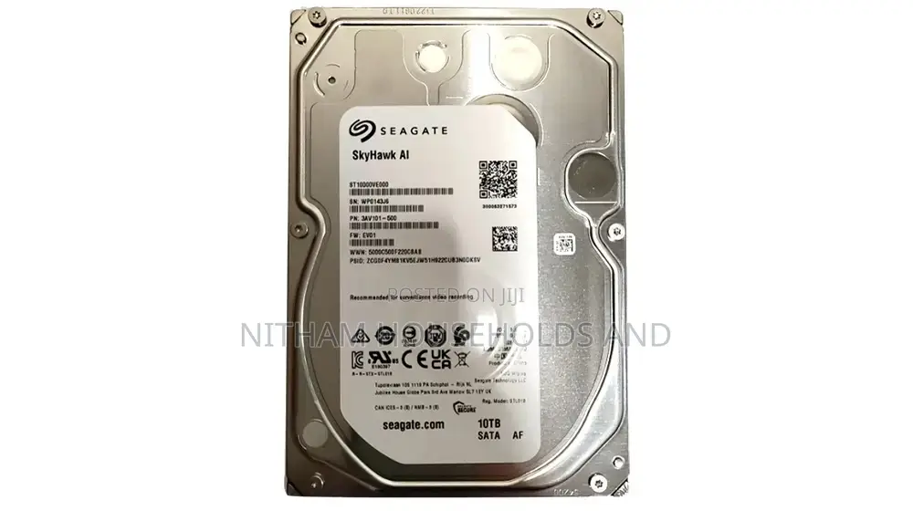 10tb Skyhawk Seagate Surveillance HDD