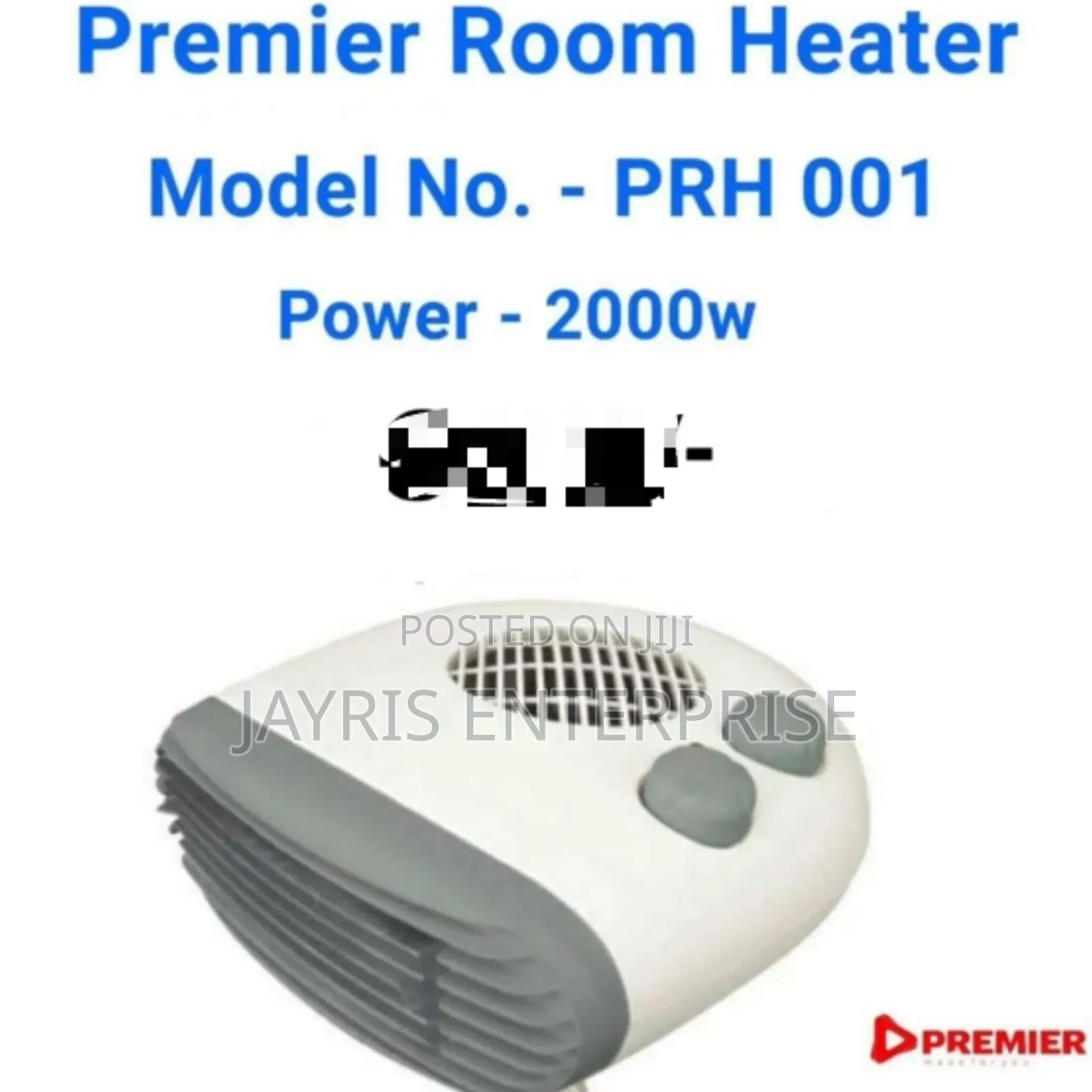 2000w Premier Room Heater